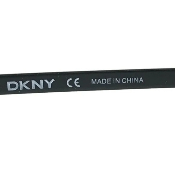 DKNY DY4507 3001 Eyeglasses Frames Black Rectangular Horn Rim 50-17-135 - Picture 6 of 7